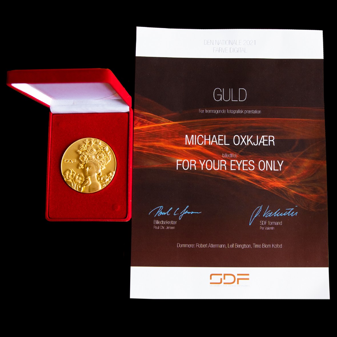 Guldmedalje i Digital farve